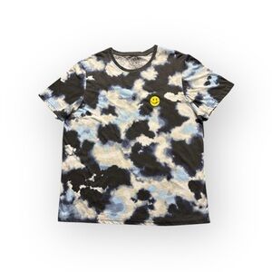 Joe Boxer Tie Dye Smiley Face T Shirt Size L Graphic Tee